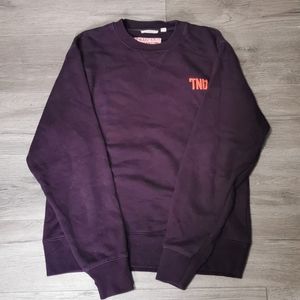 TNA purple sweatshirt